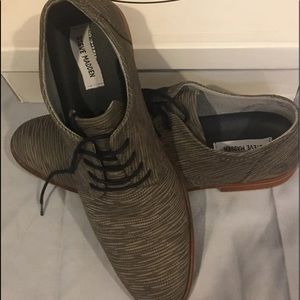 Steve Madden Grey Dress Shoe Sz 13